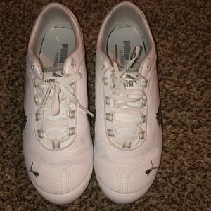 White Puma Tennis Shoes